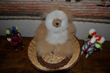 Brand New Soft Baby Alpaca Teddy Bear Handmade In Peru 6 Inches Tall EBMBR241
