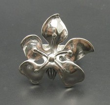 Handmade Sterling Silver Women's Ring Solid 925 Flower Perfect Quality Empress