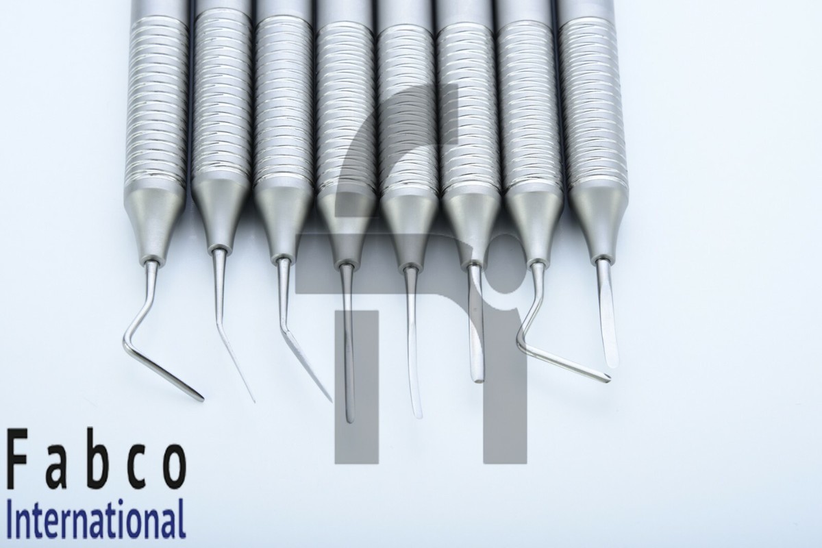 Set Di Periotomi Per L'estrazione Della Radice Dentale Punte - Foto 10