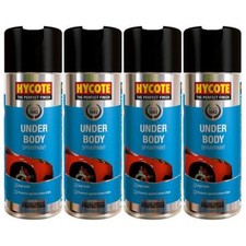 4X Hycote Under Body Spray Paint Flexible Car Multi Purpose Fast Drying 400ml