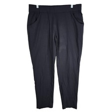 Womens Black Columbia Nylon Pants Omni Shield Advanced Repellency Stretch XL