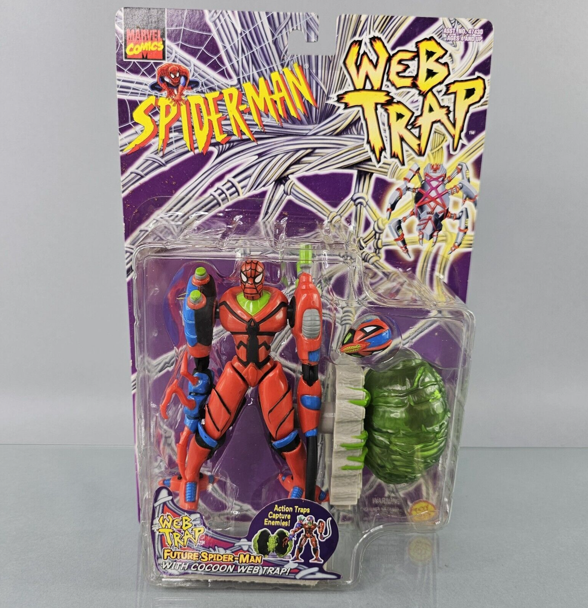 Spider-Man Web Trap FUTURE SPIDER-MAN Cocoon Action Figure Marvel