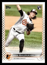 Mike Baumann 2022 Topps Gold Star SP #502 Baltimore Orioles Rookie RC *030