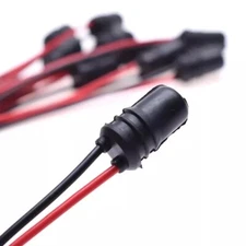 One piece T10 168 194 Bulb Extension Wiring Harness Socket Pig Tail Connector