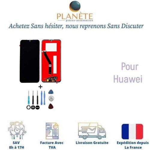 Ecran Complet LCD et Vitre Tactile Noir Sans Châssis Pour Huawei Y6 2019 - Bild 1 von 1
