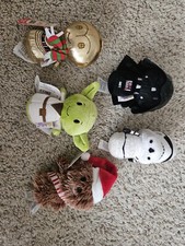 Hallmark Itty Bittys Star Wars Holiday Chewbacca, Yoda, R2-D2, Vader, Trooper