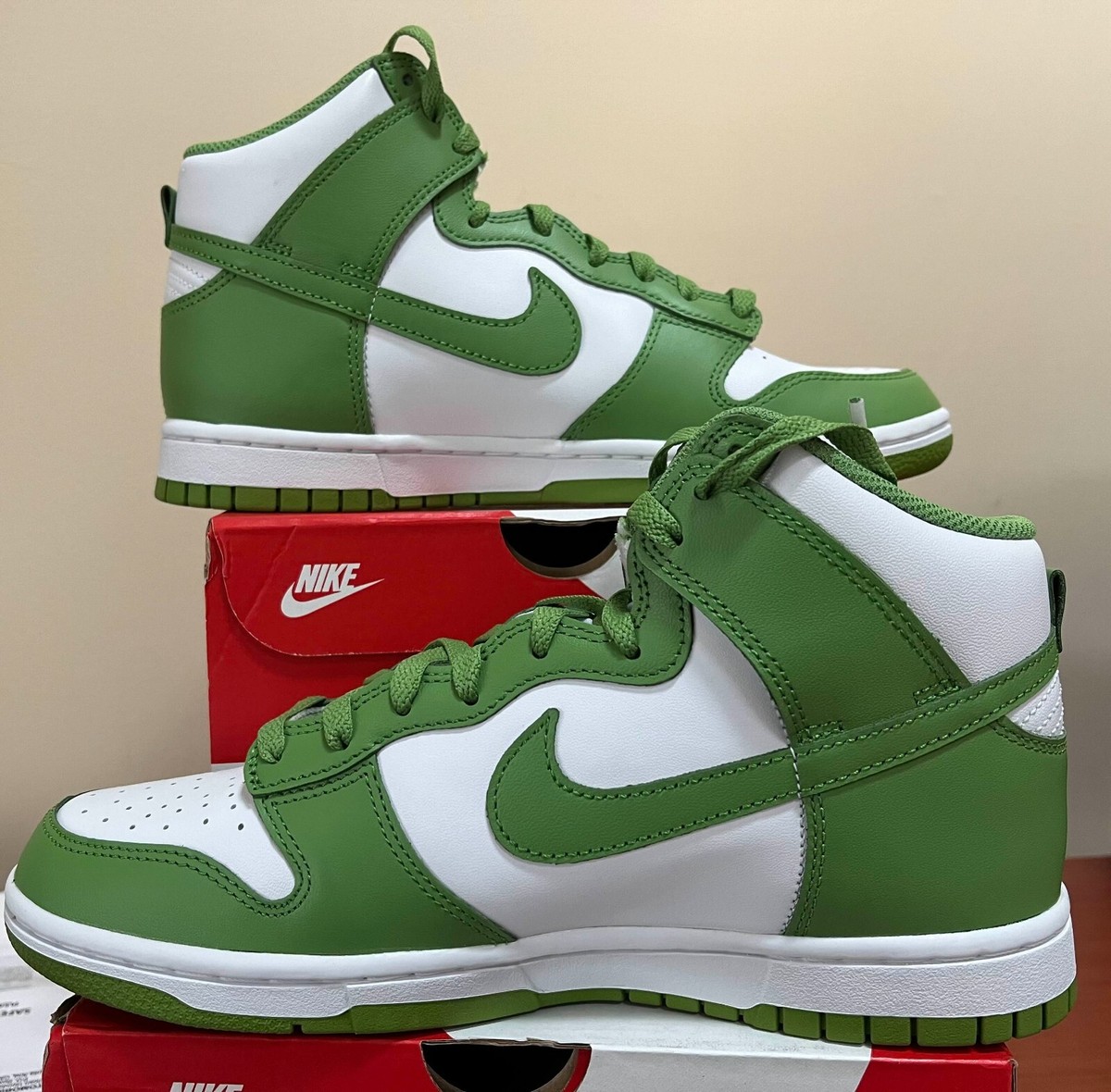 Nike Dunk High Retro Mens Size 8-11.5 Chlorophyll White DV0829-101