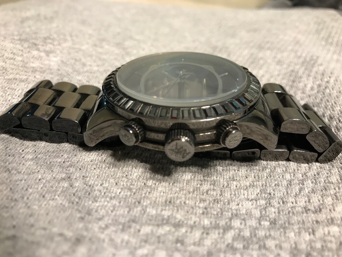 Michael Kors Chronograh Gunmetal Oversized Unisex Watch MK5542 | eBay