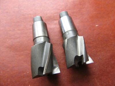 2 x Flachsenker H.Bilz A3  Ø 22,2 mm 4 Schneiden Fräser SL 21,4/23,6  #Z22-7#