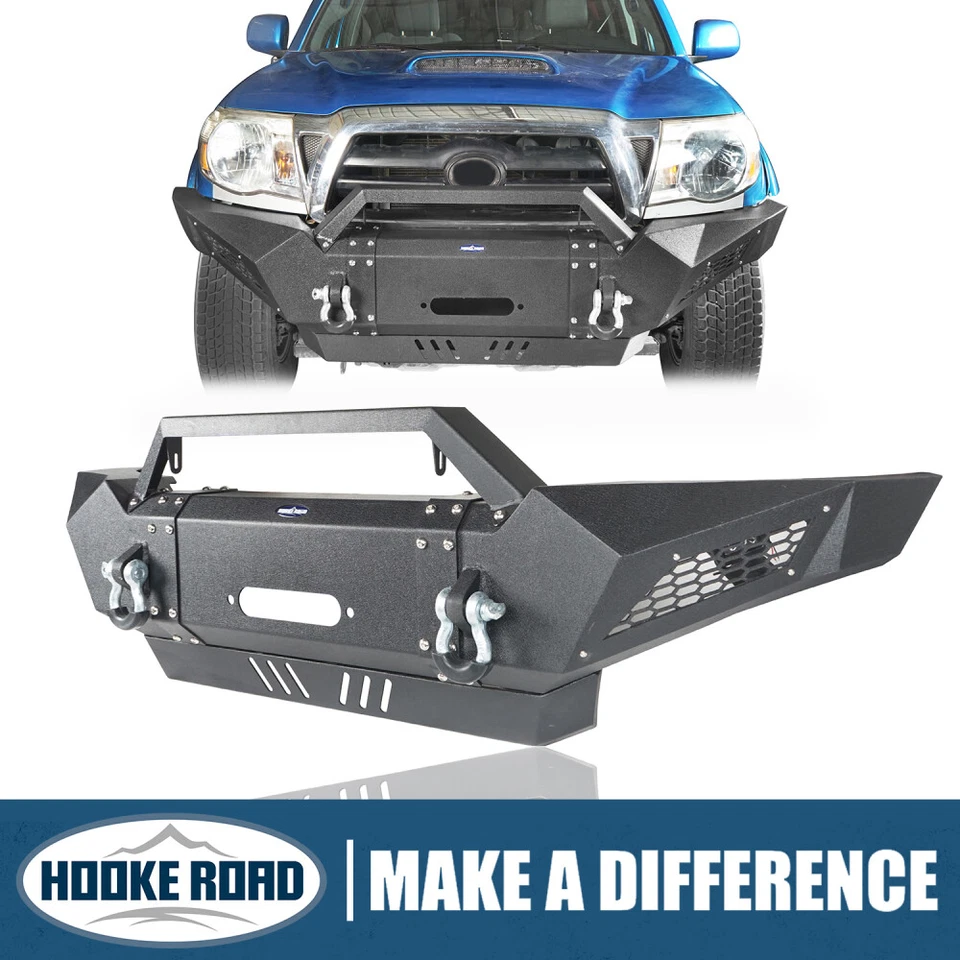 Replaced Textured Steel Front Bumper or Rear Bumper Bar Fit 2005-2015 Tacoma - Изображение 2 из 4