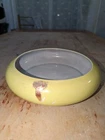Red Wing Art Pottery Yellow Bowl 414 8" MCM Art Deco Original Sticker 75th