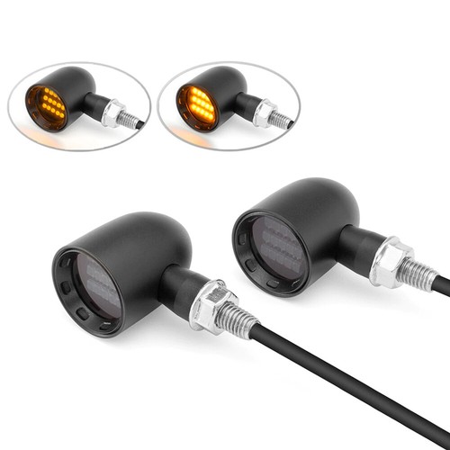 J-TECH LED Motorcycle Indicators – 2x, 15 LED Each, 4 Female Bullet Connectors, UK Made