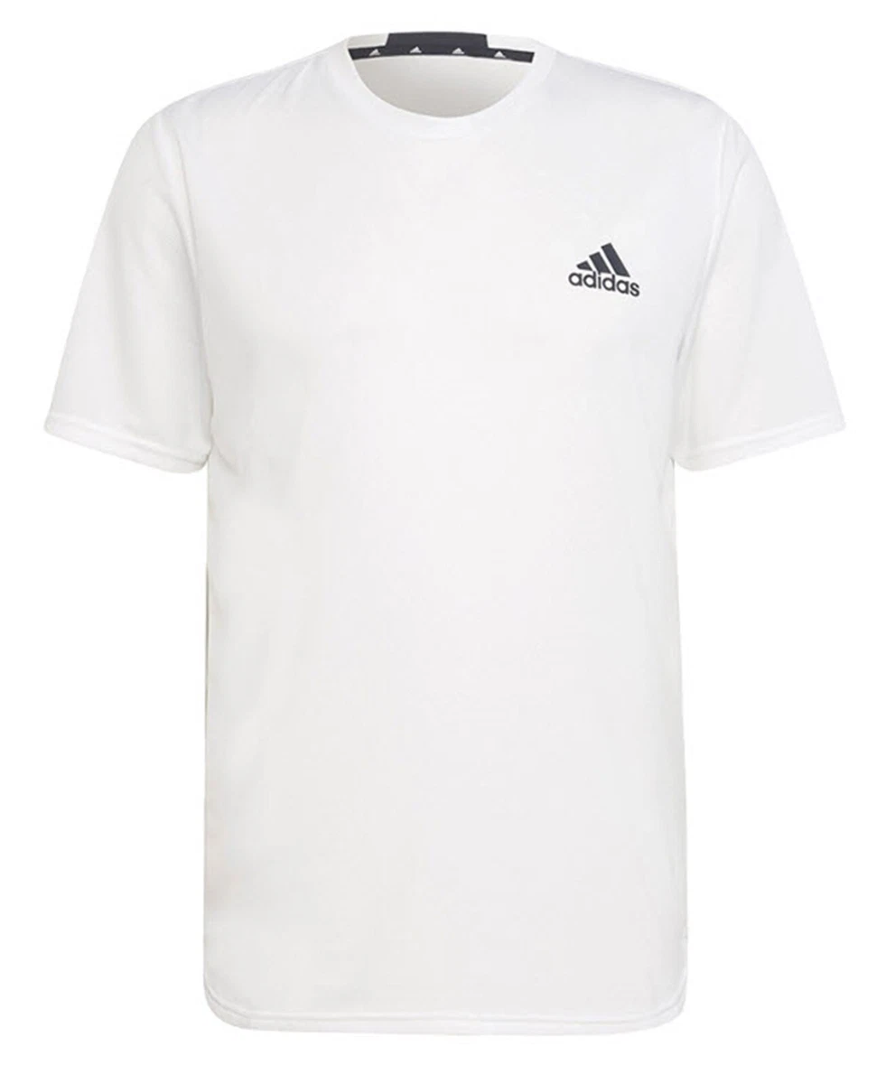 juntos Medición Clan Adidas Men Design For Move Tee Shirts Training White T-Shirt Top Jersey  HF7215 | eBay