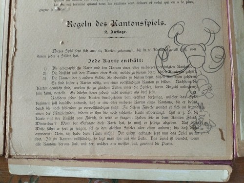 Juego de cartas muy antiguo - Suiza - Jeu Des Cantons - Juego Cantons, 2. Edición - Imagen 5 de 22