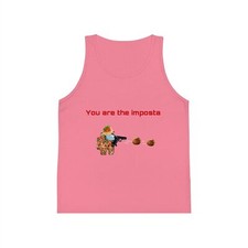 You Are The Imposta Kid's Jersey Tank Top Boys Girls Funny Humor Among Us