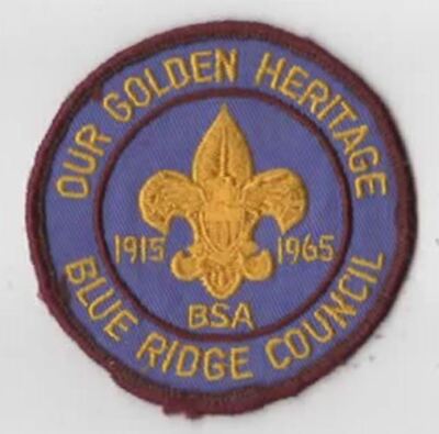1915-1965 BSA Our Golden Heritage Blue Ridge Council MAR Bdr. (SEWN ...