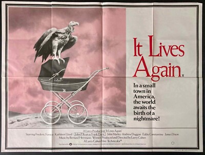 It Lives Again Original Quad Movie Cinema Poster Frederic Forrest John P. Ryan