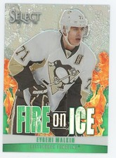 2013-14 Panini Select Fire on Ice Prizm Evgeni Malkin 12/25 FS-29