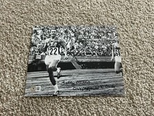 BILLY MILLS Signed Autographed 8x10 Photo USA TRACK & FIELD LEGEND BAS BECKETT C