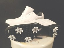 Adidas Talla 7 Blanco Traxion Zapatos de Golf Adiwear Delgados Tecnología Nuevos Con Etiquetas 2011