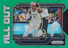 2023 Panini Prizm WNBA ALL OUT Green Prizm #3 Arike Ogunbowale - Dallas Wings