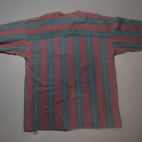 ISSEY MIYAKE PLANTAGE ROT GRÜN KARIERT TUNIKA SHIRT TASCHEN KLEIN HERGESTELLT IN JAPAN - Bild 8 von 9