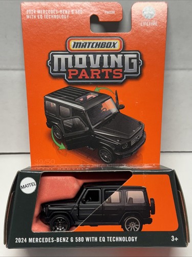 Matchbox Moving Parts Mercedes-Benz G 580 mit EQ Technologie schwarz Neu 2025