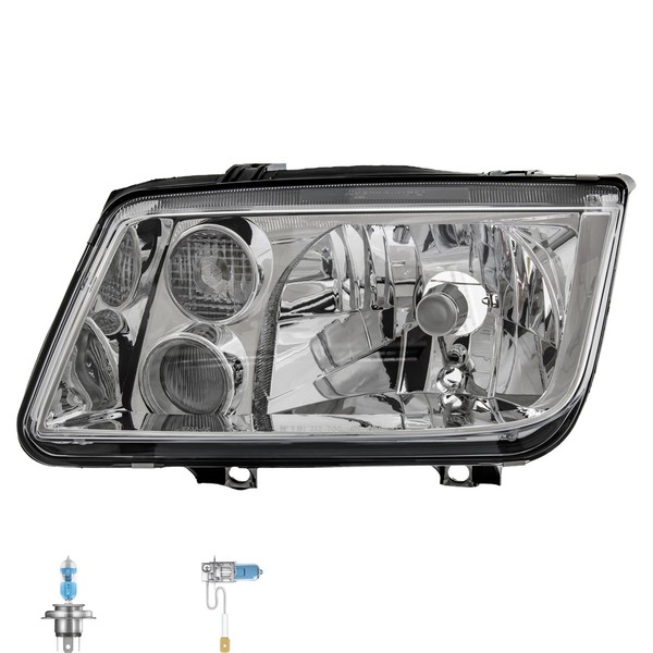 Scheinwerfer Links H3/H4 Mit Nebelscheinwerfer FüR VW Bora 1J2 1J6 Inkl. Lampen-image