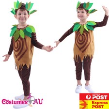 Child Funny Tree Leaves Cosplay Costume Boys Kids Girls Book Week Drama Stage