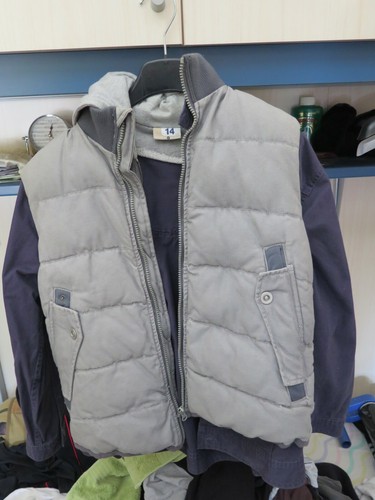 Giacca a vento senza maniche ragazzo skhuaban completo di felpa con  cappuccio | eBay