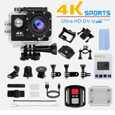 4K Waterproof Action Camera 20 MP Sport Recorder HD 1080P Camcorder Video 170°