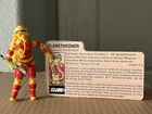 Vintage 1984 Hasbro GI Joe ARAH Blowtorch v1 Action Figure Complete w/ File Card