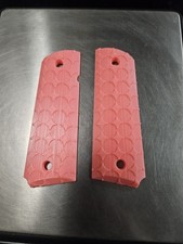 Full Size 1911 Grips Diamond Pattern USA Made NEW Pink