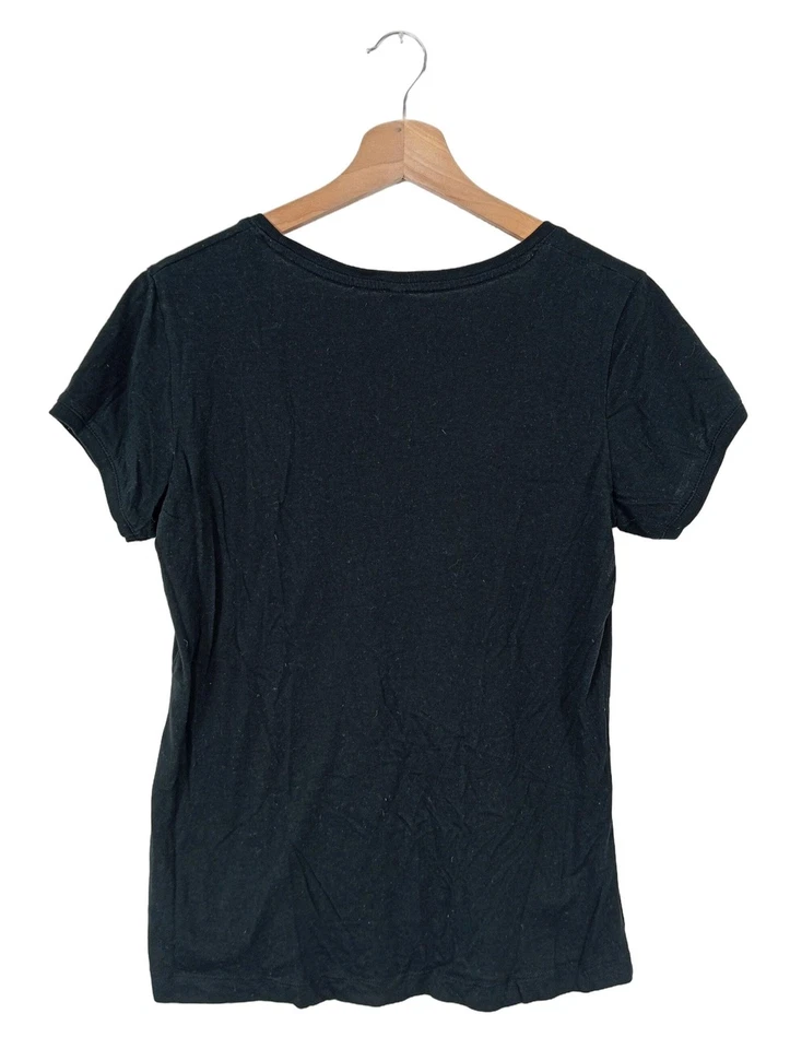 UNCLE SAM Camiseta estampada Mujeres Camisa Talla EU 38 negro look casual - Imagen 2 de 4