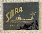 WW2 cruise book of the carrier U.S.S. Saratoga, CV-3, signed by 2 early WW2 aces — photo 1