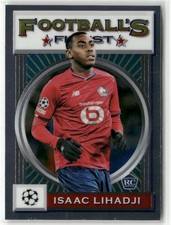 2022 Topps Topps Finest UEFA Champions League Isaac Lihadji #125 RC (Rookie Card. rookie card picture