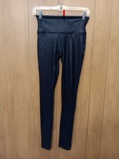 Spanx Leggings Small Adult Black High Rise Pull On Stretch Gym Yoga Womens S