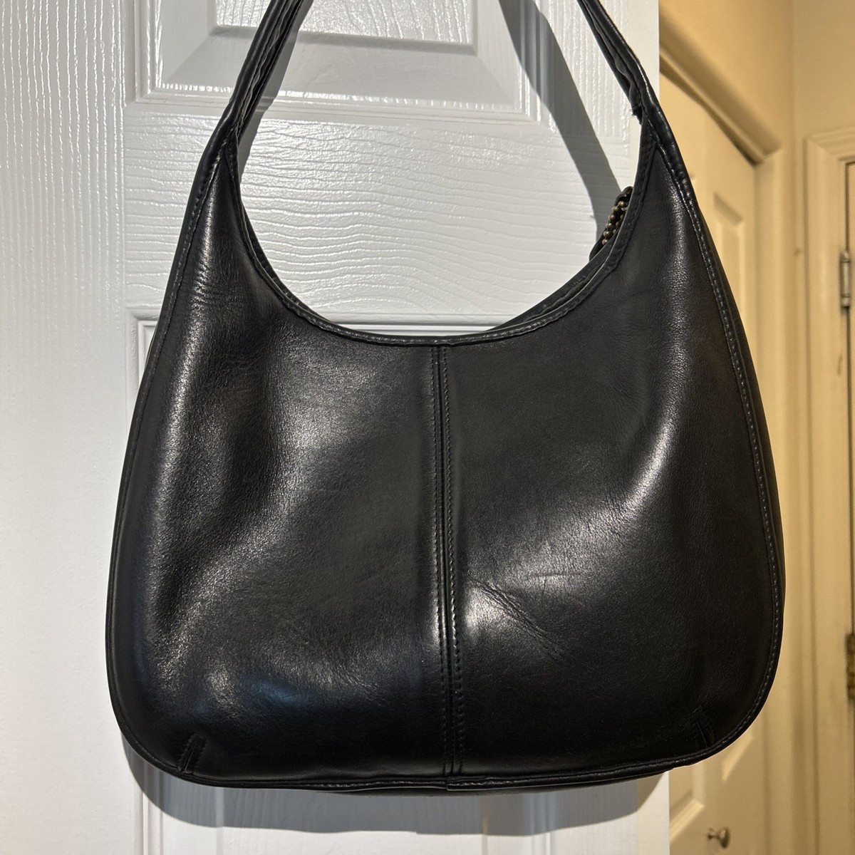 Vintage Coach Ergo Leather Shoulder Bag Hobo Purse 9033