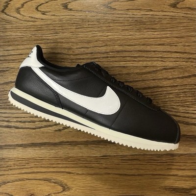 Nike Cortez 23 Premium Shoes Black Sail White FB6877-001 Women's Size 10 New