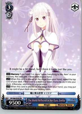 The World Reflected in Her Eyes, Emilia - Re:ZERO Memory Snow - RZ/S68-E056 RR