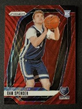 Cam Spencer Rookie Card RC 2024-25 Prizm Basketball Ruby Wave Prizm #246. rookie card picture