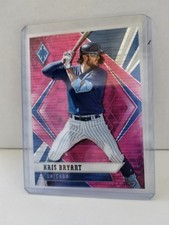 2021 Panini Chronicles Kris Bryant Phoenix Purple Velocity #20 Chicago Cubs