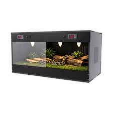 Reptile Tank Pvc Reptile Enclosure Reptile Terrarium w Temperature Controller US