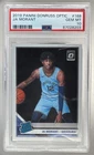 8203 Ja Morant 2019 Panini Donruss Optic #168 Rookie RC PSA 10 SCRATCHED SLAB