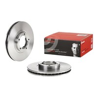 2X Brembo Bremsscheiben 254Mm InnenbelÜFtet Vorne Passend FÜR Ford Transit