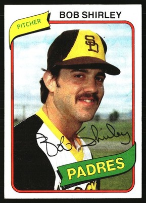 1980 Topps #476 Bob Shirley Free Shipping