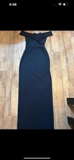 Pretty little thing navy maxi dress Size 10