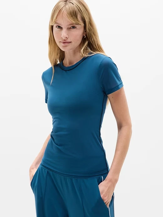 Tshirt col v manches courte logo poitrine bleu marine Polo Ralph Lauren | La Redoute