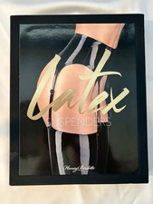 Honey Birdette Black Latex Suspender Garter Belt Size M/L BNIB NWT Sealed