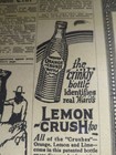MAY 1921 NEWSPAPER PAGE #2268- ORANGE CRUSH & LEMON CRUSH SODA- CRINKLY BOTTLE  — photo 5